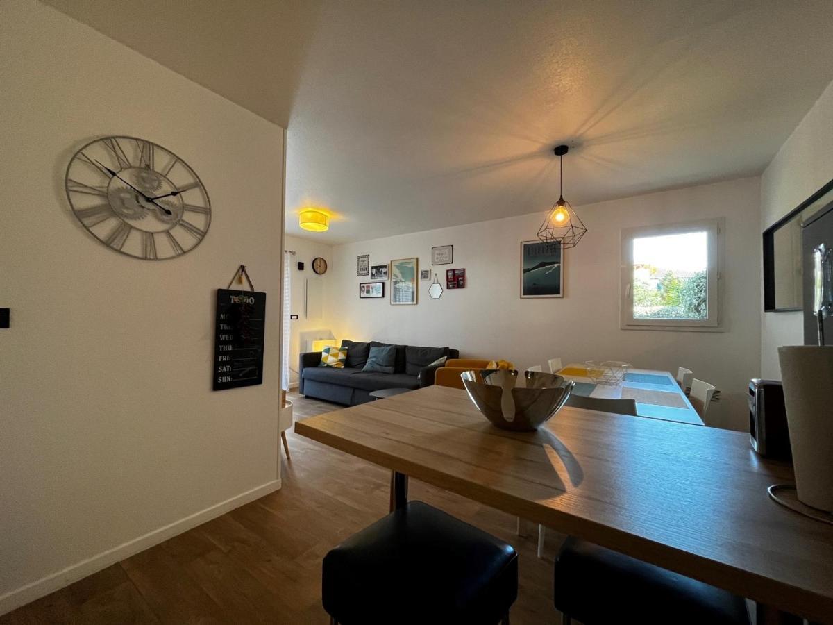 Bel Appartement T3 Avec Jardin, Piscine Et Parking, Proche Plage A Hendaye - Fr-1-239-739 Buitenkant foto